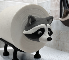 Load image into Gallery viewer, Raccoon Toilet Paper Holder