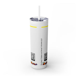 Copy of Copy of Skinny Tumbler with Straw, 20oz