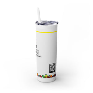 Copy of Copy of Skinny Tumbler with Straw, 20oz
