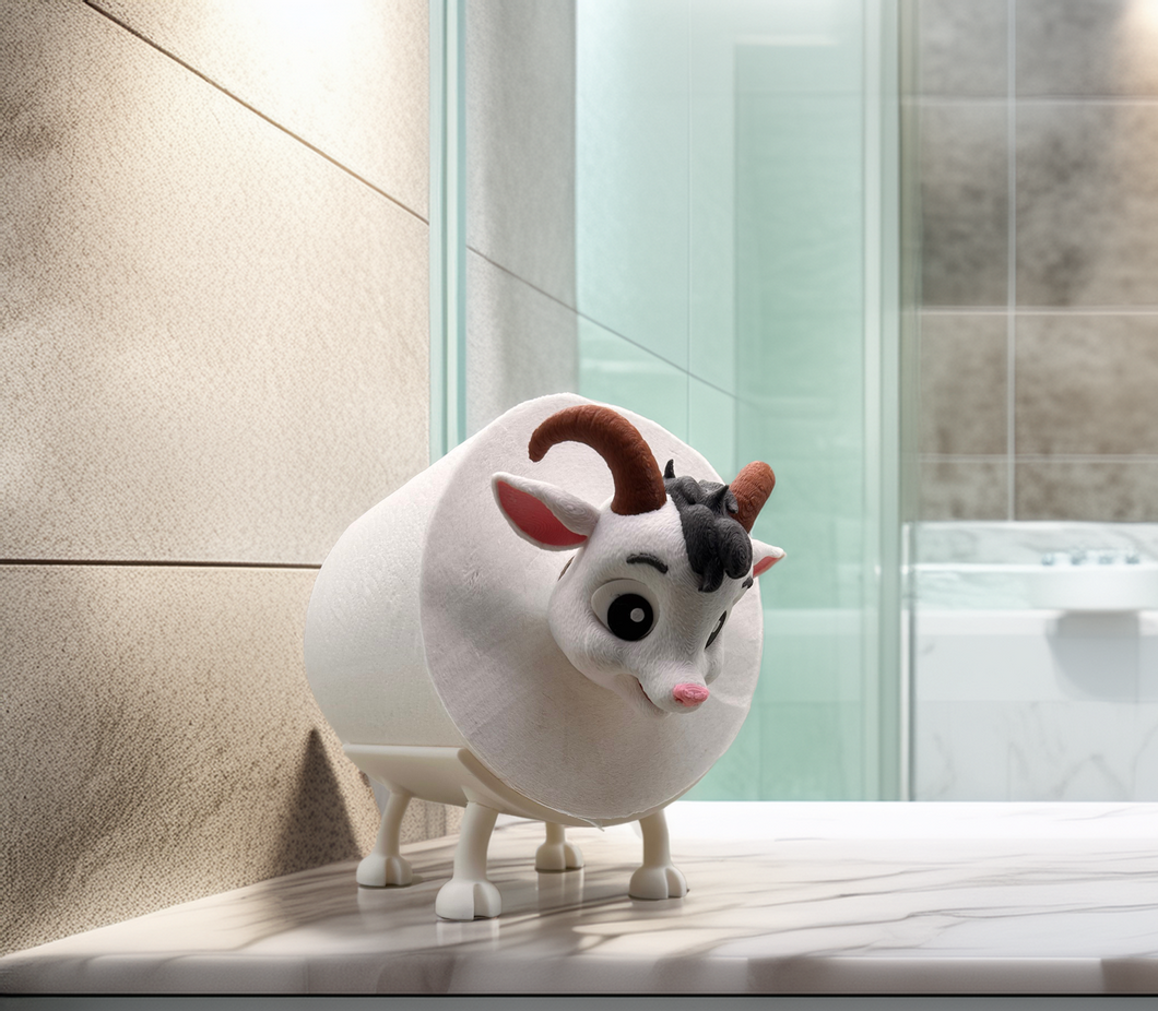 Goat Toilet Paper Holder